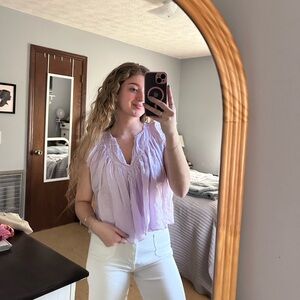 Mustard Seed Summer/Spring Lavender Blouse